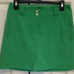 Nike Dri Fit golf skort, size 2 green